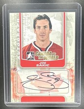 2011 In The Game Canada vs. World Joe Sakic Autograph SP