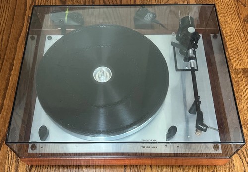 Thorens TD166 MKII 2-Speed Belt-Drive Suspended Chassis Turntable - Nice
