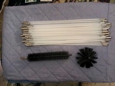 25' zestaw do czyszczenia wentylatorów suszarki Holikme, 2 szczotki do kłaczków 