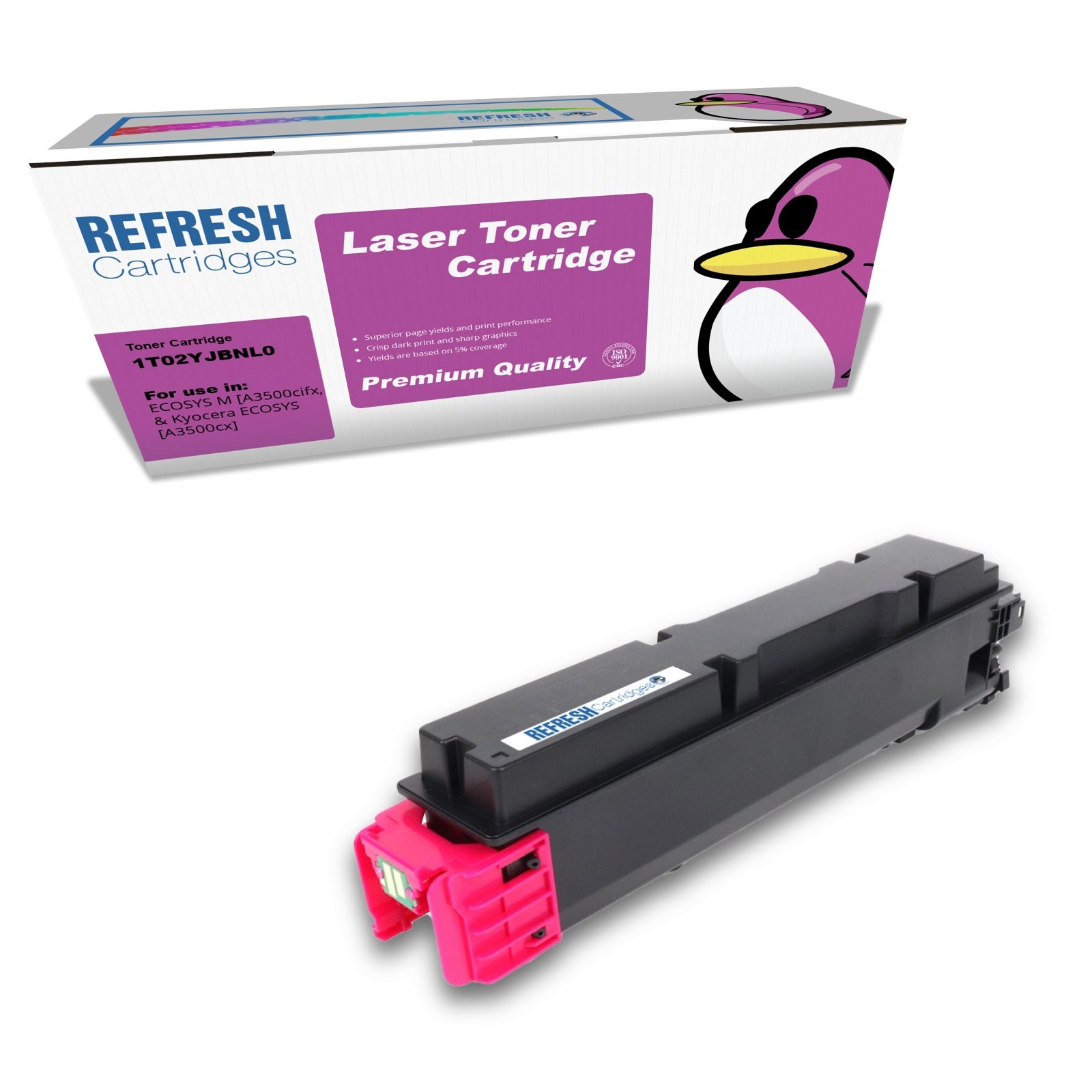Refresh Cartridges Magenta TK5370M Toner Compatible With Kyocera Printers