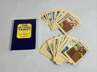 The Mythic Tarot Card Set and guide book by Juliet Sharman Burke Liz Greene vtg