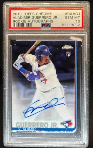 2019 Topps Chrome - Rookie Autographs Vladimir Guerrero Jr. #RA-VGJ (AU, RC)