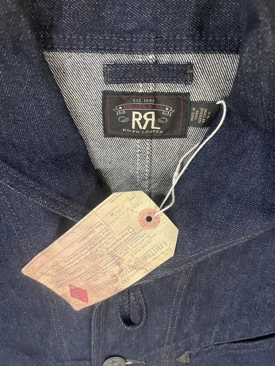 RRL Double RL Ralph Lauren 1940's WWII style U.S Navy Indigo