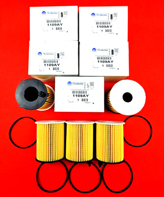5x Originale Peugeot Ölfilter 206 207 208 307 308 3008 5008 C2 C3 C4 C5 - 1109AY