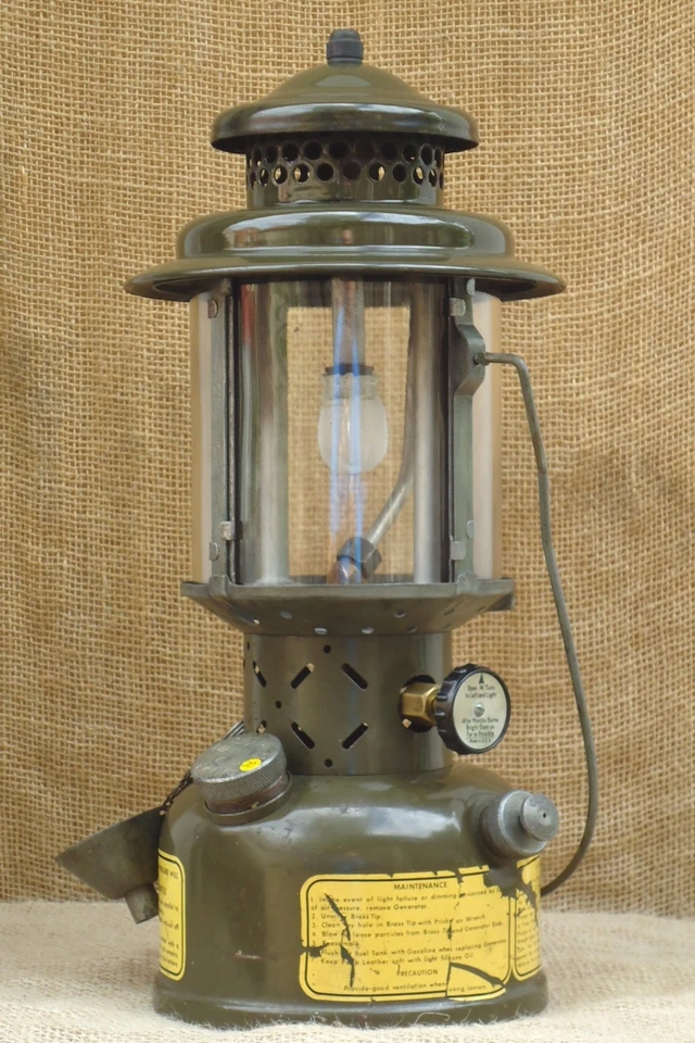 Vintage 1964 Coleman 252A US MilSpec Benzinlampe Gasoline Lantern Laterne Army - Bild 4 von 4