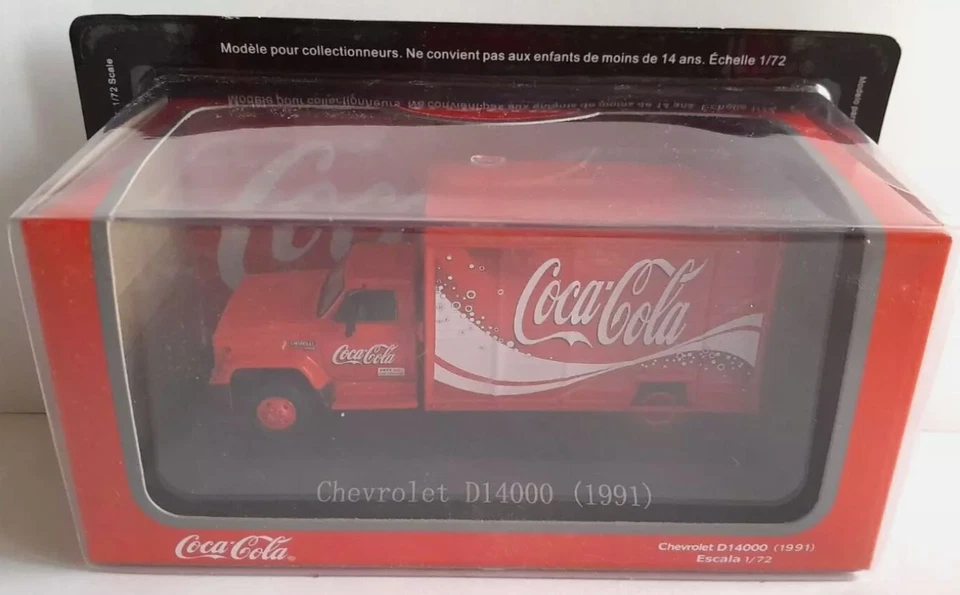 IXO - CHEVROLET D14000 1991 rosso - COCA-COLA - 1/72 - MAGRANCHEVROLET - Immagine 2 di 2