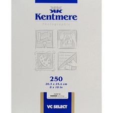 Kentmere VC Select, Variable Contrast Medium Weight RC Glossy Paper, 8x10", 250