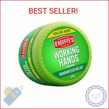 O'Keeffe's Working Hands Hand Cream for Extreme Dryness - 6.8 oz Value Size Jar