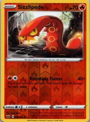 Sizzlipede 038/202 Reverse Holo Sword & Shield Base Set