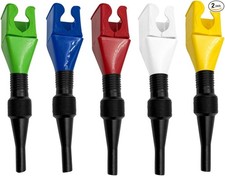 Car Fuel Funnel, Plastic Draining Tool Clasp Funnels, Flexible Oil Change Funnel