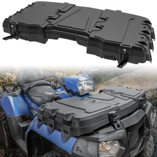 SAUTVS Front Storage Box for Sportsman 2009-2024, Lockable Front Cargo Box for