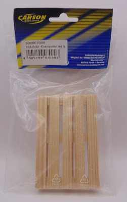 Europalette Holz 1:14 Modellbau | carson Model Sport | ungenutzt & OVP