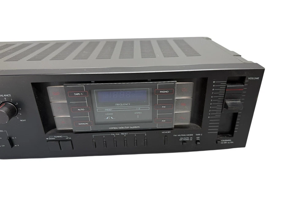 Vintage Sansui R-606 Quartz PLL Synthesizer Stereo Receiver - Image 3 of 4