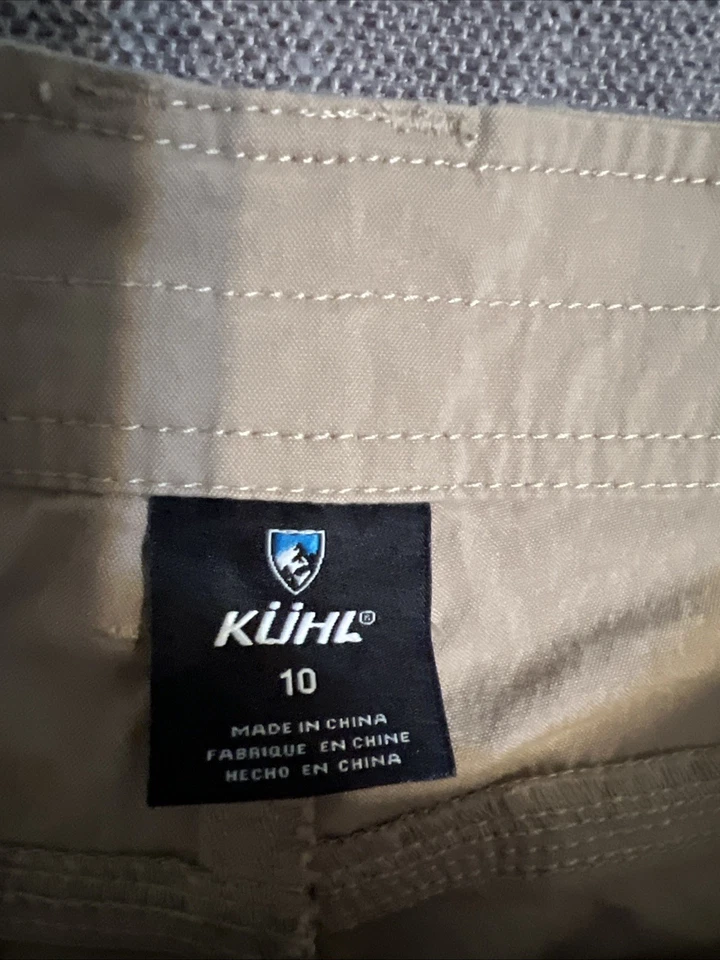 Pantalones Cortos Carga Kuhl SPLASH 10.5 Entrepierna De Colección Patinadye Beige Talla 10 Foto 3 de 4