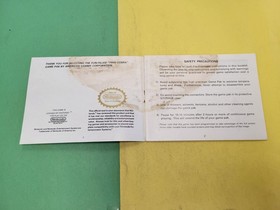 twin cobra Instruction nes manual only