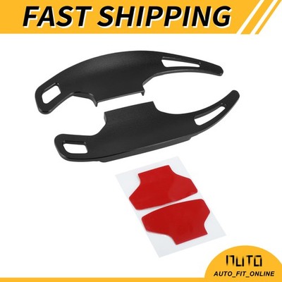 2x Steering Wheel Shift Paddle Extension for Ford for Mustang 2024-2026 Black
