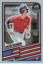 2026 Panini - USA Baseball Stars & Stripes Jacob Seamon Prizm Holo #199