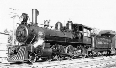 Sierra Railroad No. 3 Ex Prescott & Arizona Central No. 9 5 x 7 Photo