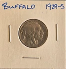 1929-s Buffalo Indian Head Nickel 5c VF US Coin Very Fine Circ. San Francisco