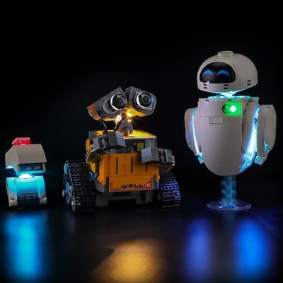 LED Light Kit for Lego 43279 Pixar Wall-E & EVE Building Model Set (Lights Only)