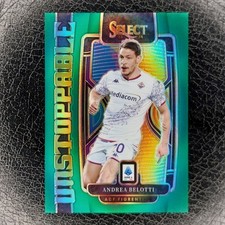 ANDREA BELOTTI /5 Unstoppable GREEN Prizm 2023-24 Select Serie A Soccer Football