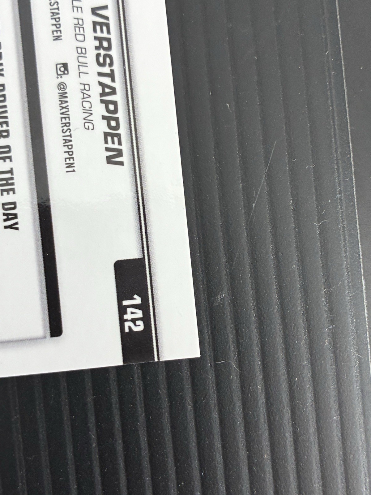 2025 Topps Chrome Sapphire F1 Max Verstappen Driver of the Day Gold /50 view 10