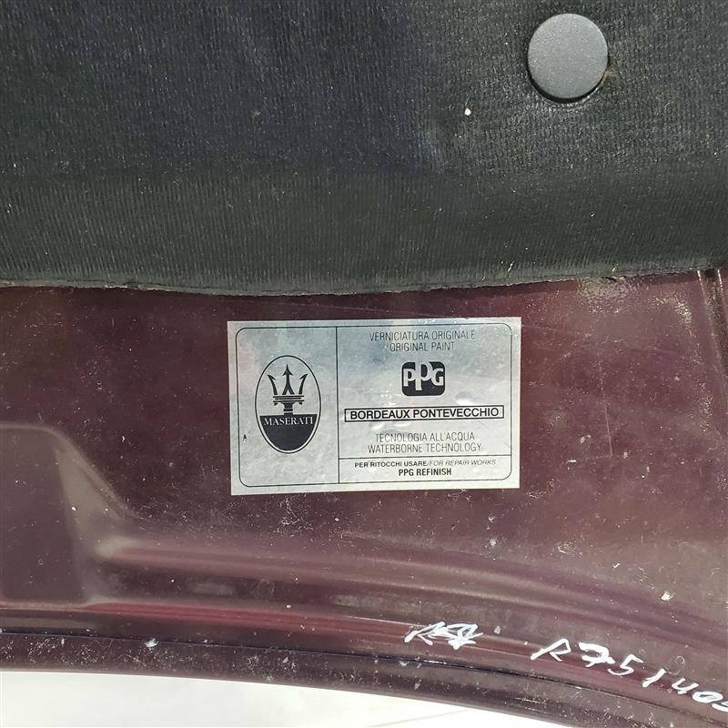 Used Hood fits: 2007 Maserati QUATTROPORTE Grade A