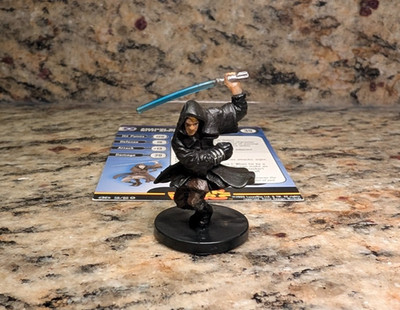 WOTC Star Wars Miniatures - Anakin Skywalker Sith Apprentice #56 Rare w/ Card
