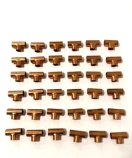 35 Pcs Nibco 1/2" Copper Tee C x C x C