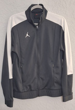 Nike Men's Size Small Jordan Team Full-Zip Warm-Up Jacket Black White CN5342-012
