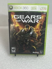 Gears of War (Xbox 360) • Case Wear • Complete with Manual • Disc Clean