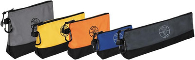Klein Tools 55569 Stand Up Zipper Tool Pouch 5 Pack Water Resistant 1680D Bags