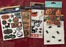 LOT 915 - HALLOWEEN 3D STICKER LOT - JOLEE'S MORE