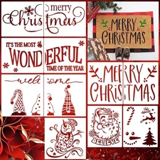 Christmas Stencils for Door Mats 23.6” 11 inches x 12 