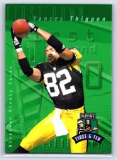 1997 PLAYOFF FIRST & TEN CARD # 133 Yancey Thigpen - Pittsburgh Steelers