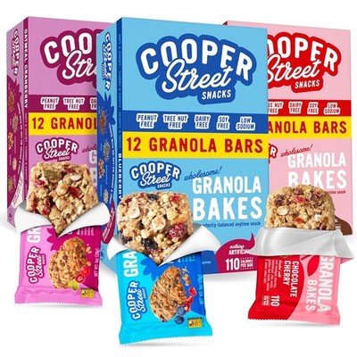 Cooper Street Granola Bakes - Soft Baked Oats, Grain & Seeds Breakfast Granola B