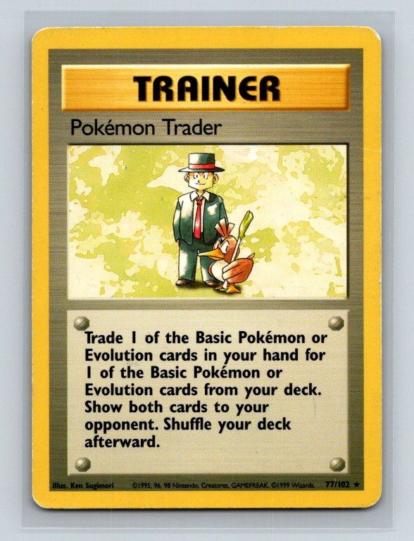 Pokemon Trader 103/110 Rare Legendary Collection Pokemon Heavily Played