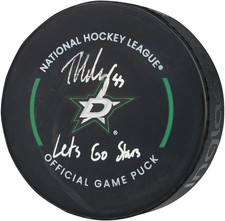 Thomas Harley Dallas Stars Signed Official Game Puck with 