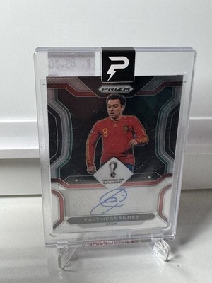 2022 Panini Prizm World Cup Qatar Signatures Xavi Hernandez #S-XH Auto