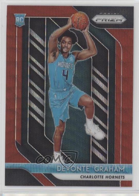 2018-19 Panini Prizm Ruby Wave Prizm Devonte' Graham #288 Rookie RC 08jk