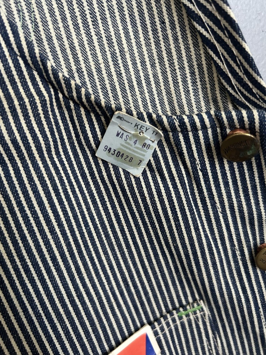 Vintage NWT 60s Washington DEE CEE hickory Stripe Cotton