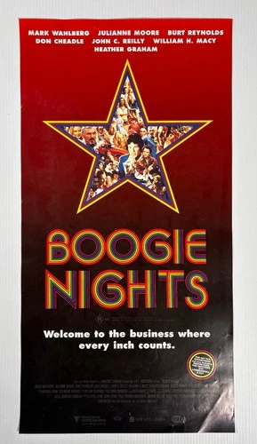 Boogie Nights 1997 Original Australian Daybill Poster 65x33.5cm VHS