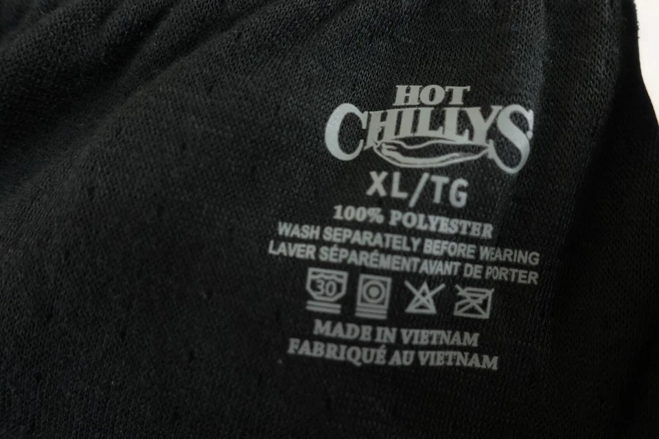 Hot Chillys Mens Size XL Black Jersey Long John Pants New - Image 2 of 4