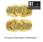 RPSMA Male auf RPSMA Male Adapter. Koaxial Adapter für RF Kabel SMA