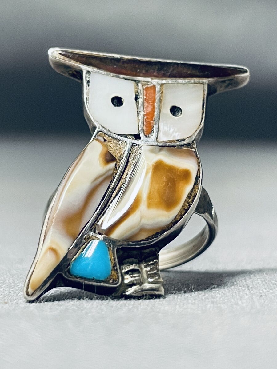 One Of The Biggest And Best Vintage Native American Jewelry Zuni Turquoise Sterling Silver Ring Old One Of The Biggest And Best Vintage Native American Jewelry Zuni Turquoise Sterling Silver Ring Old