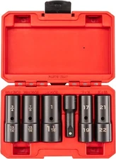 TEKTON 1/2 Inch Drive Thin Wall Impact Flip Socket Set 6-Piece | SIF92400