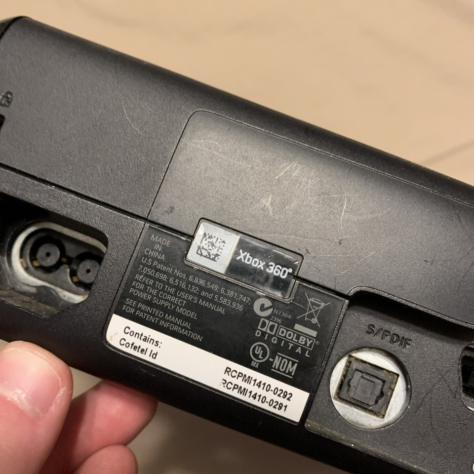 Xbox 360 S Console w/ New Power Supply For Parts/repair. eBay