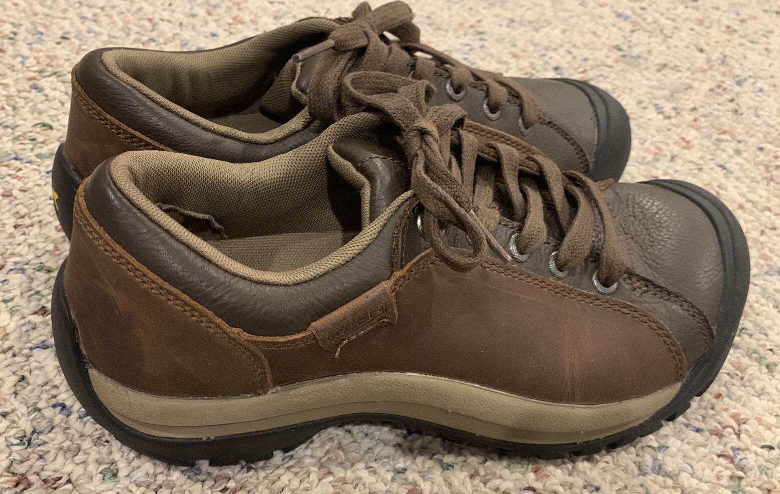 KEEN Scarpe stringate da trekking da donna appassionate pelle marrone taglia 7