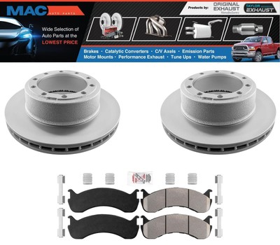 Front Fleet Pads & Rotors Fits Ford F650 F750 66MM 4153269 66  