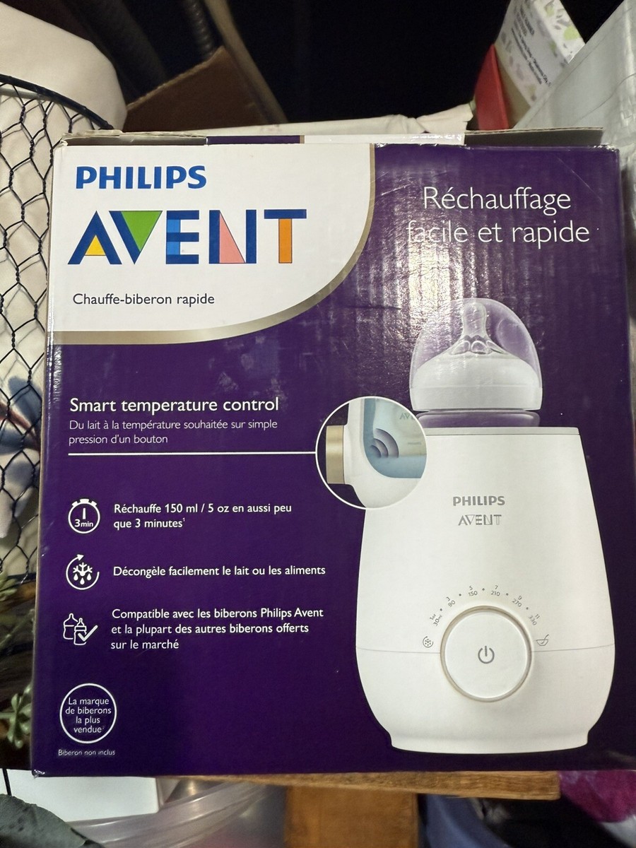 Philips Avent Baby Bottle Warmer White Temperature Control Dial